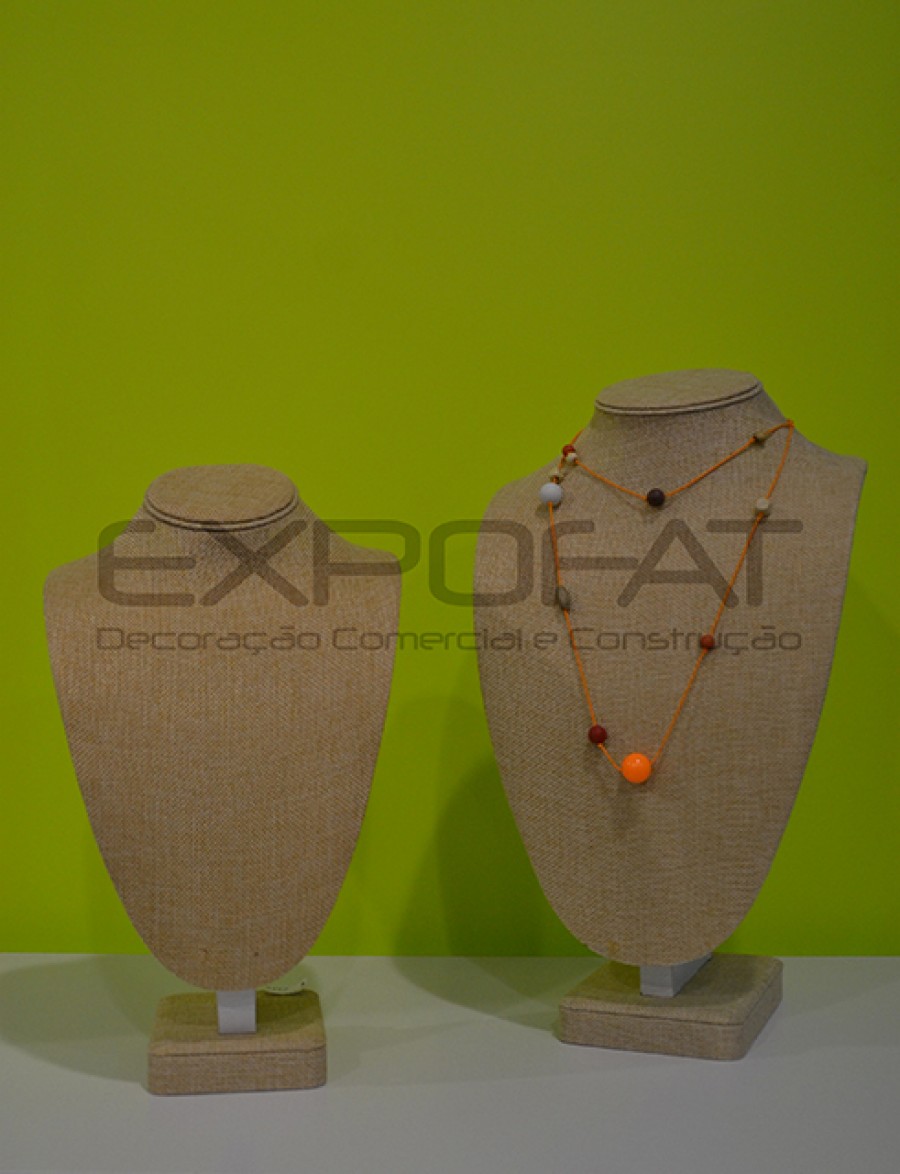 Expositor em bege para Colares