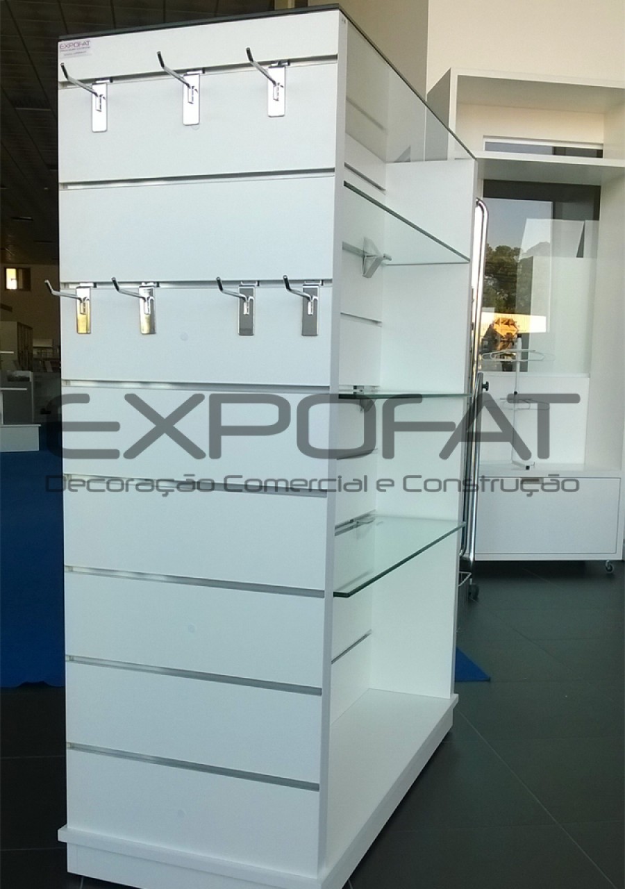 Expositor central multirégua em T ou H