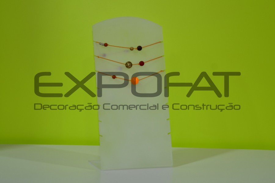 Expositor anti risco para Colares